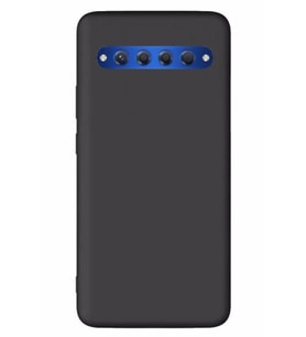Tcl 10 Plus Kılıf Silikon Premier Siyah