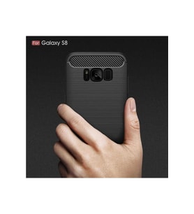 Samsung Galaxy S8 Plus Uyumlu Kılıf Zore Room Silikon Kapak (Siyah)
