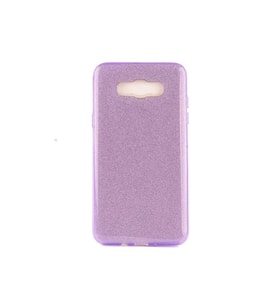 Samsung Galaxy J7 Core Uyumlu Kılıf Zore Shining Silikon (Mor)