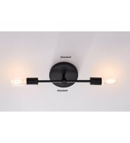 RİOLİGHT RETRO METAL APLİK (Siyah - Beyaz)
