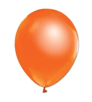 BALON METALİK DÜZ 10 İNC TURUNCU PK:100-