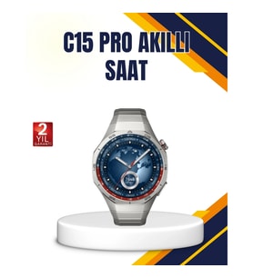Mey İthalat® Gümüş Akıllı Saat 46mm Kasa