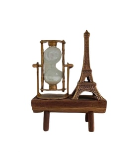 Paris Eyfel Kulesi Hediyelik Eyfel Retro Kum Saati Dekoratif Eşya