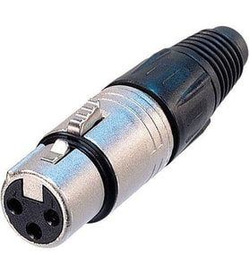 3 Pin Xlr Dişi Konnektör