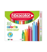 Fibracolor Colorito Keçeli Boya Kalemi 36 Renk 