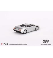 Mini GT 704 Bugatti EB110 GT Grigio Chiaro LHD Model Araba