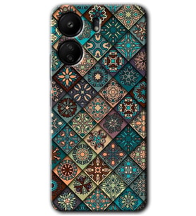 Xiaomi Redmi 13C Kılıf HD Desen Baskılı Kılıf - Mandala Desen