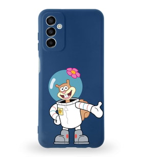 Samsung Galaxy M23 Uyumlu Lansman Kılıf Altı Kapalı İçi Kadife  Sandy Tasarımlı  Kapak (Şeffaf)