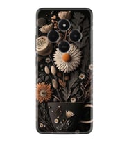 Xiaomi 14C Kılıf Boutique Baskılı Resimli Kahve Çiçek Pcode -095