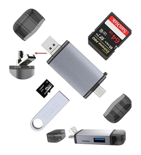 ZR428 T993A Type-C 3 İn 1 Card Reader