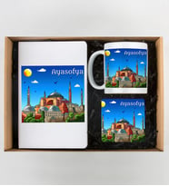 Ayasofya Tasarımlı Defter,Kupa Ve Bardak Altlığı Seti