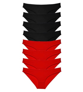 Mulvxbrf Brf02 8 Adet Süper Eko Set Likralı Kadın Slip Külot (Mulvix)