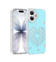 iPhone 17 Kılıf Damla Taşlı Rivas Sert PC Kılıf