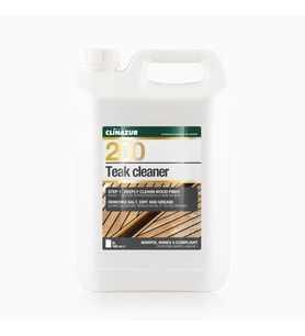 Clin Azur 200 - 5 Lt Teak Temizleyici - Bakımın İlk Adımı: Tik Güverteniz İçin D