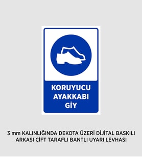 KORUYUCU AYAKKABI 25X37 CM