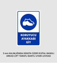 KORUYUCU AYAKKABI 25X37 CM
