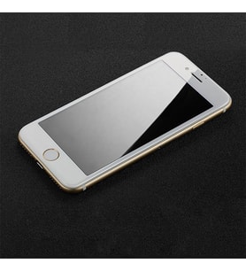 iPhone SE 2022 Ekran Koruyucu Esnek Şeffaf Seramik Cam Beyaz