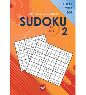 Oyun, Zeka ve Eğlence: Sudoku 2 Kolay, Orta, Zor (9+ Yaş)