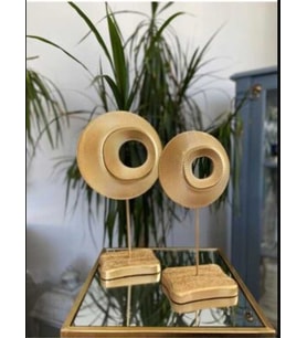 2 Lİ HALKA BİBLO GOLD