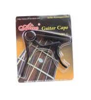 Alice A007D/BK-A1 Siyah Gitar Kaposu  Tek Elle Hızlı Tak-Çıkar Mekanizma Güçlü Yay Tansiyonu ve Çizilmeyi Önleyen Kauçuk Pedler