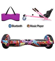 Citymate Elektrikli Kaykay Hoverboard Akıllı Denge 6.5 Inch + HoverKart + Çanta EXTREM PAKET D016