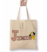 Bts Meets BT21 Jımın Bez Çanta Uzun Saplı