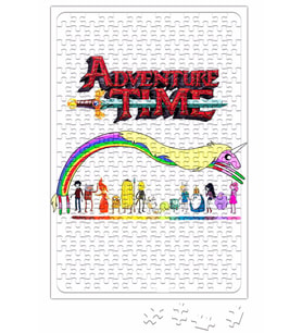 Adventure Time Finn Jake Princess Martin Mertens Flame Puzzle