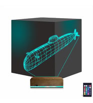 Luvivia Denizaltı 3D Lamba - Masa Gece Lambası
