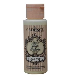 Cadence Style Matt Fabric Kumaş Boyası F-602 Taffy 