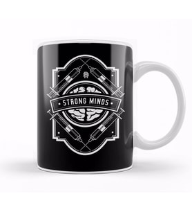 Strong Minds Kupa Bardak Porselen