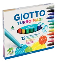 Giotto Turbo Maxi Keçe Uçlu Kalem 12'li
