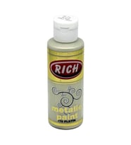 Rich Metalik Akrilik Boya 120 cc. 776 PLATİN 