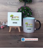 Orman Muhafaza Memuru Dekoratif Taş, Kupa Bardak Kırmızı Hediye (Model 8)
