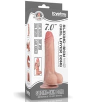 LoveToy Çift Katmanlı Penis17.5 cm
