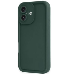 iPhone 16 Kılıf Viera Silikon - Koyu Yeşil