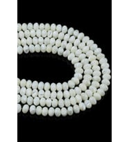 7X5 MM Rondela Kesim Sedef Taşı Dizi - DZ3973