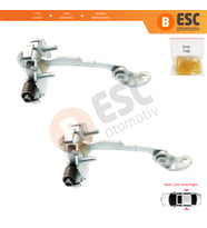 Citroen C3 MK1 MK2 2002-2016  9181.L9 İçin 2 EA Arka Sağ ve Sol Kapı Gergi Yayı