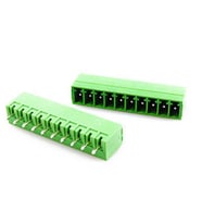 Geçmeli Klemens 12 Pin 3.81mm Erkek 180 Derece