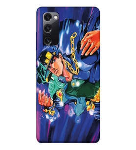 Samsung Galaxy S20 FE Uyumlu JoJo's Bizarre Adventure Tasarımlı Şeffaf Telefon Kılıfı