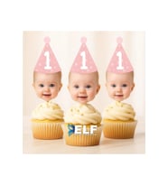 Cupcake Doğum Günü Süsü (10 Adet )