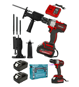 Pro Dynamic 128VF Çift Akülü Vidalama ve Matkap Testere Aparatı