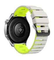 Huawei Watch 5 / 4 / 3 Pro 22mm Kordon Double Soft Yumuşak Silikon Band STR-27 (Yeşil)
