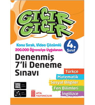 4. Sınıf Gıcır Gıcır Tüm Dersler Denenmiş 7'li Deneme Sınavı