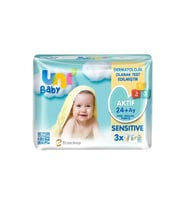 Uni Baby Aktif Sensitive Islak Havlu 3 X 52 Li