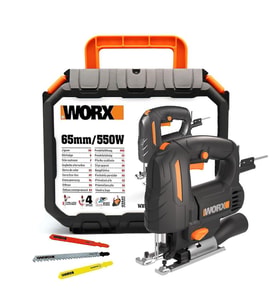 WORX WX463 550Watt Devir Ayarlı Profesyonel Dekupaj Testere