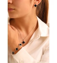 925 Ayar Gümüş Van Cleef 3 Lü Set (ÖZEL KUTULU)