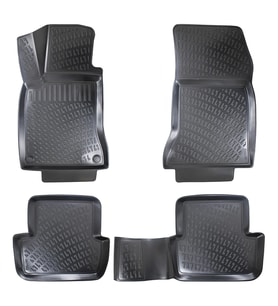 Rizline 3D Oto Paspas Siyah Renk Mercedes GLA 2014 - 2020 ile uyumlu