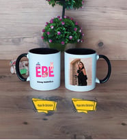 Ebe Kupa Bardak Siyah Fotoğraflı Ebeler Günü Hediyesi Tıp Bayramı Hediyesi