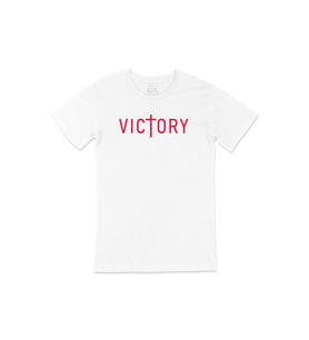 Victory Zafer Beyaz Tişört