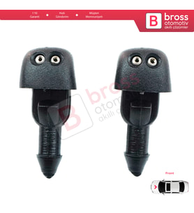 Ford Transit T E 1985-2000 Tourneo 1994-2014 86VB17666BB İçin 2 Adet Ön Cam Silecek Su Fıskiye Memesi